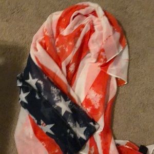 American flag scarf